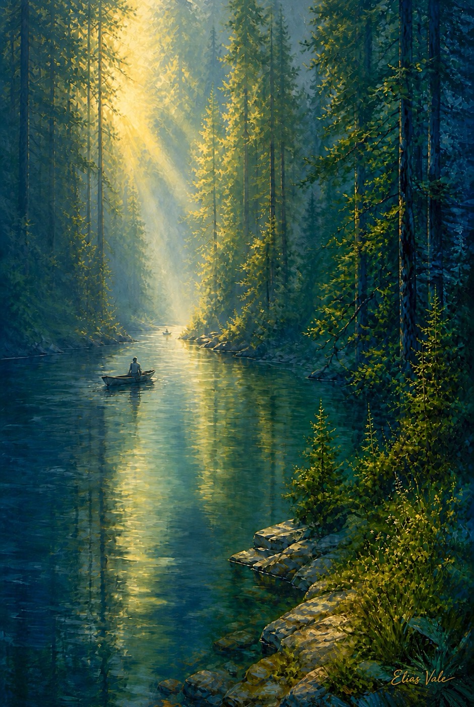 River of Light — Elias Vale artwork