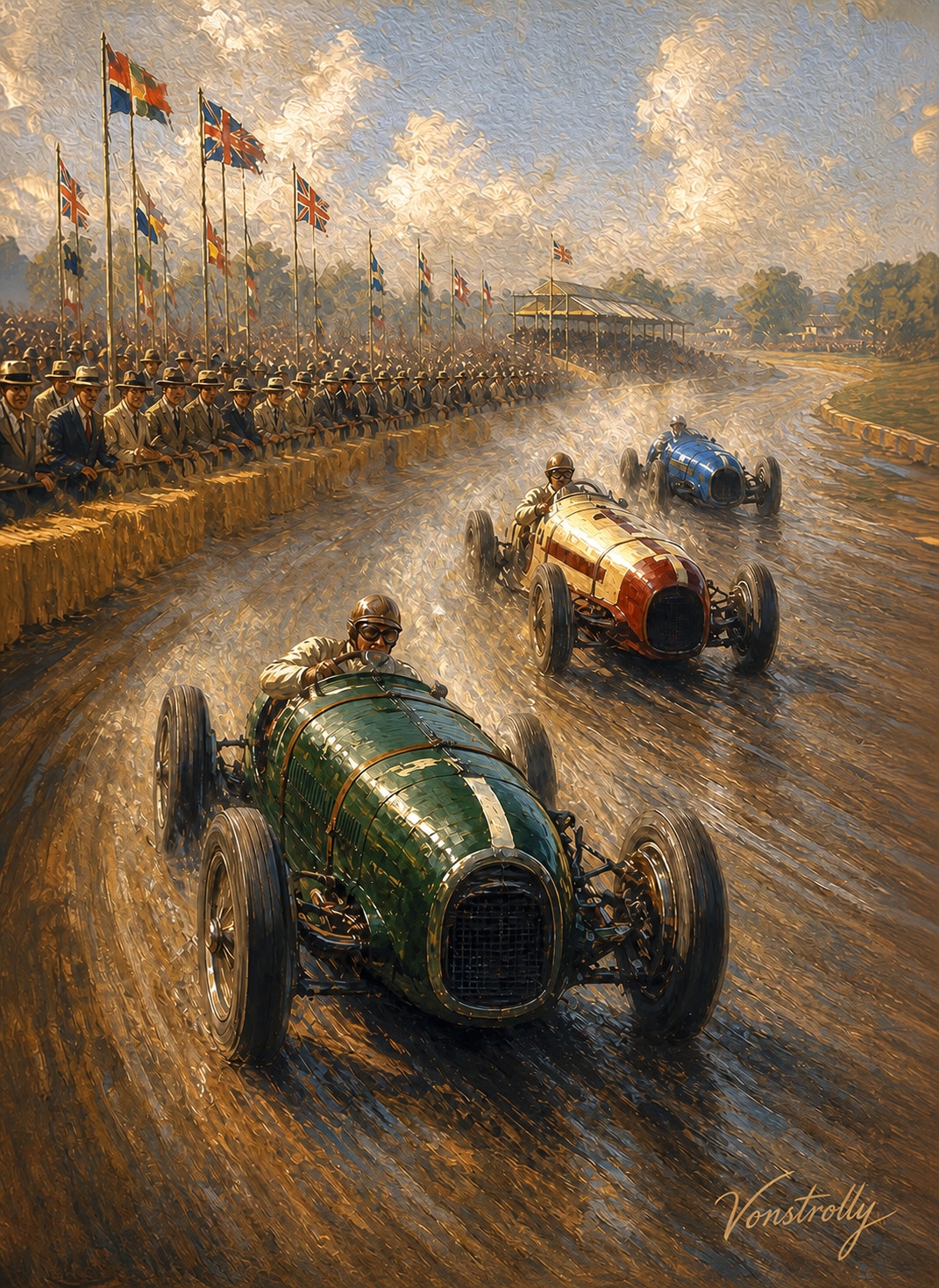 Racing artwork